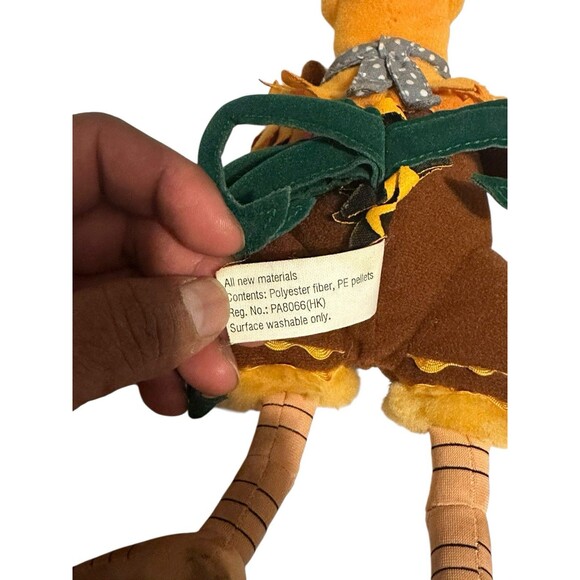 Vintage 2000 Chicken Run Plush Stuffed Toy Rocky Rooster 9" Playmates Dreamworks - Picture 4 of 5